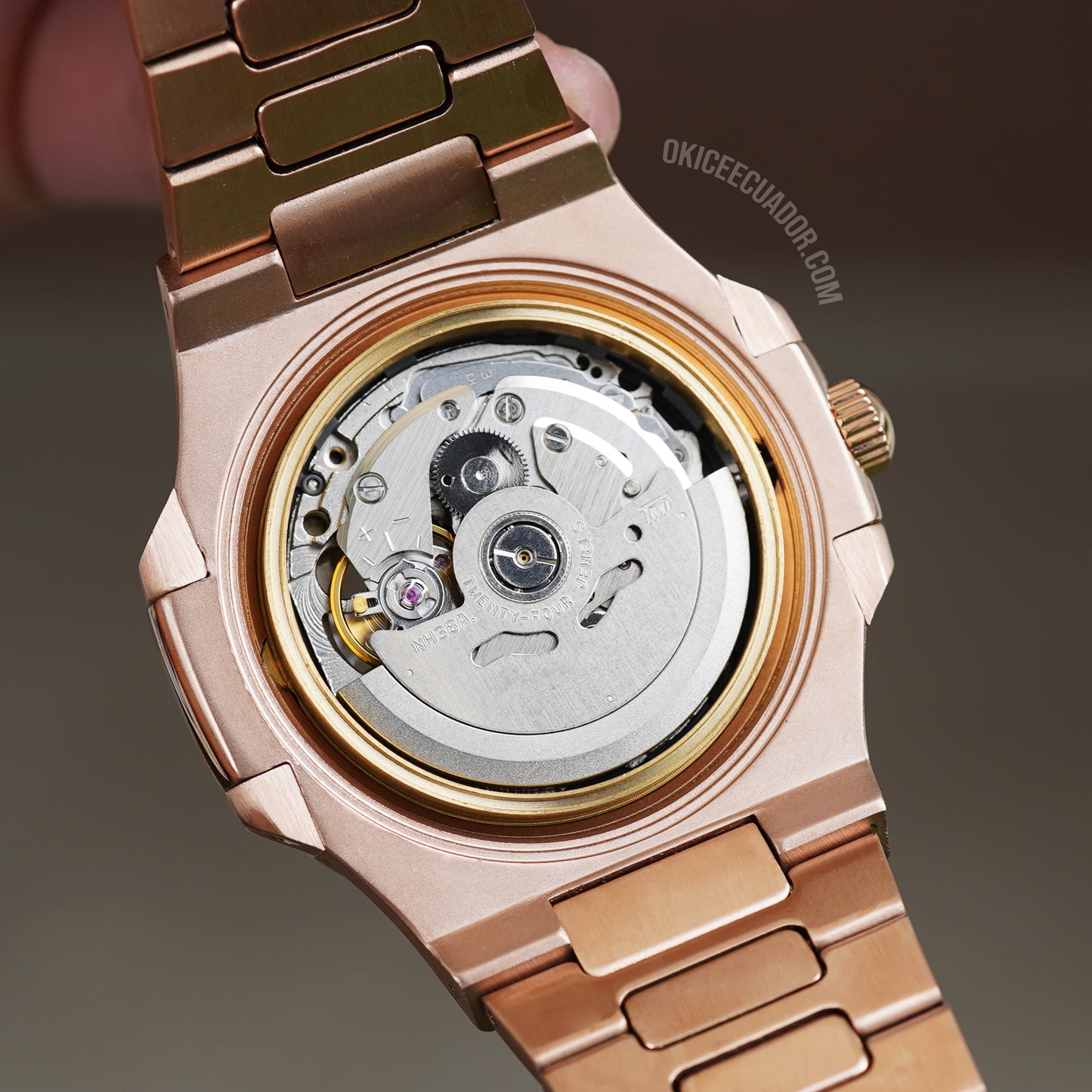 SM-14 ROSE CHOCOLATE NAUTILUS