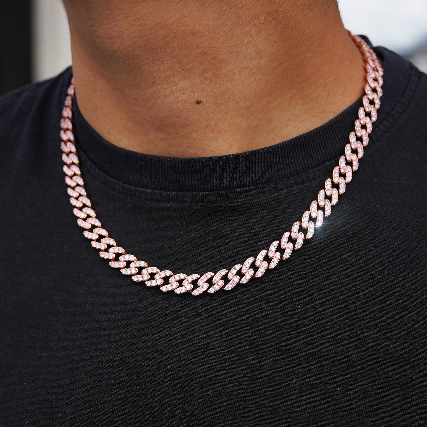 CUBAN ROSE GOLD 8MM PREMIUM