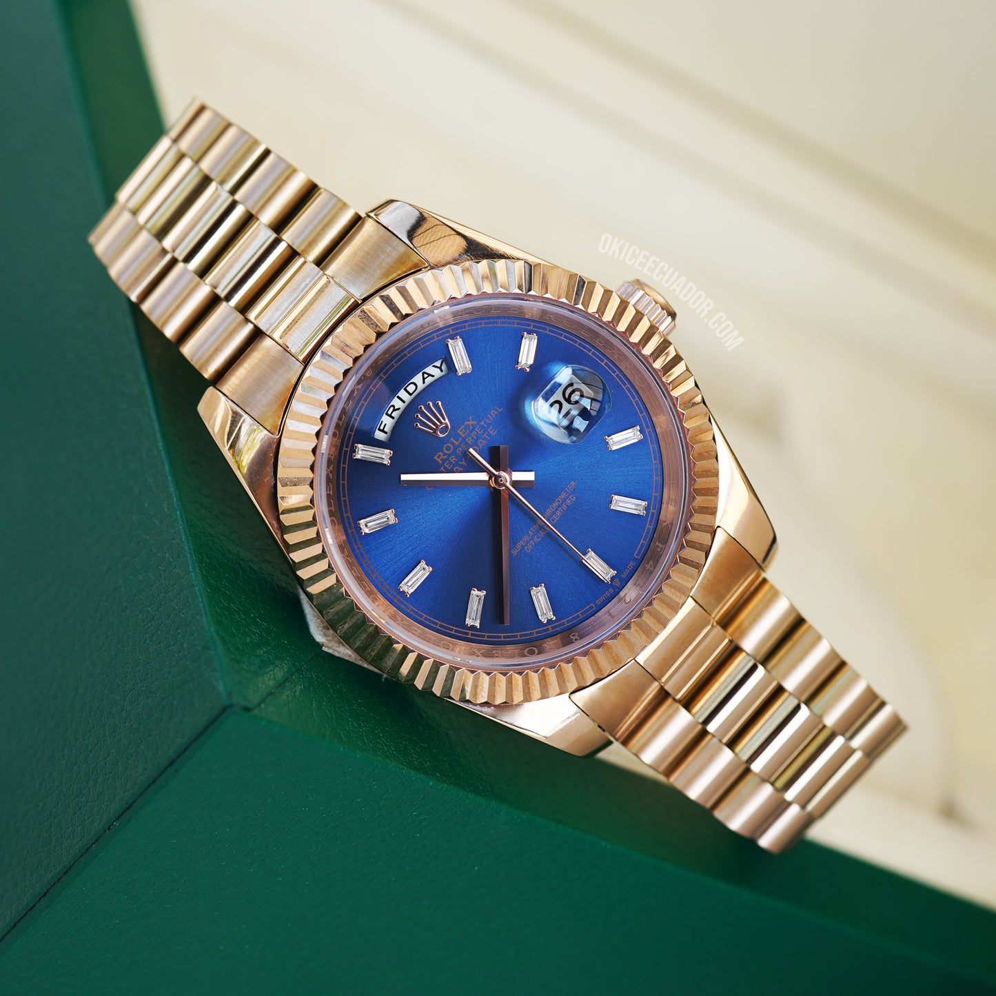 DAY-DATE EVEROSE BLUE 40MM