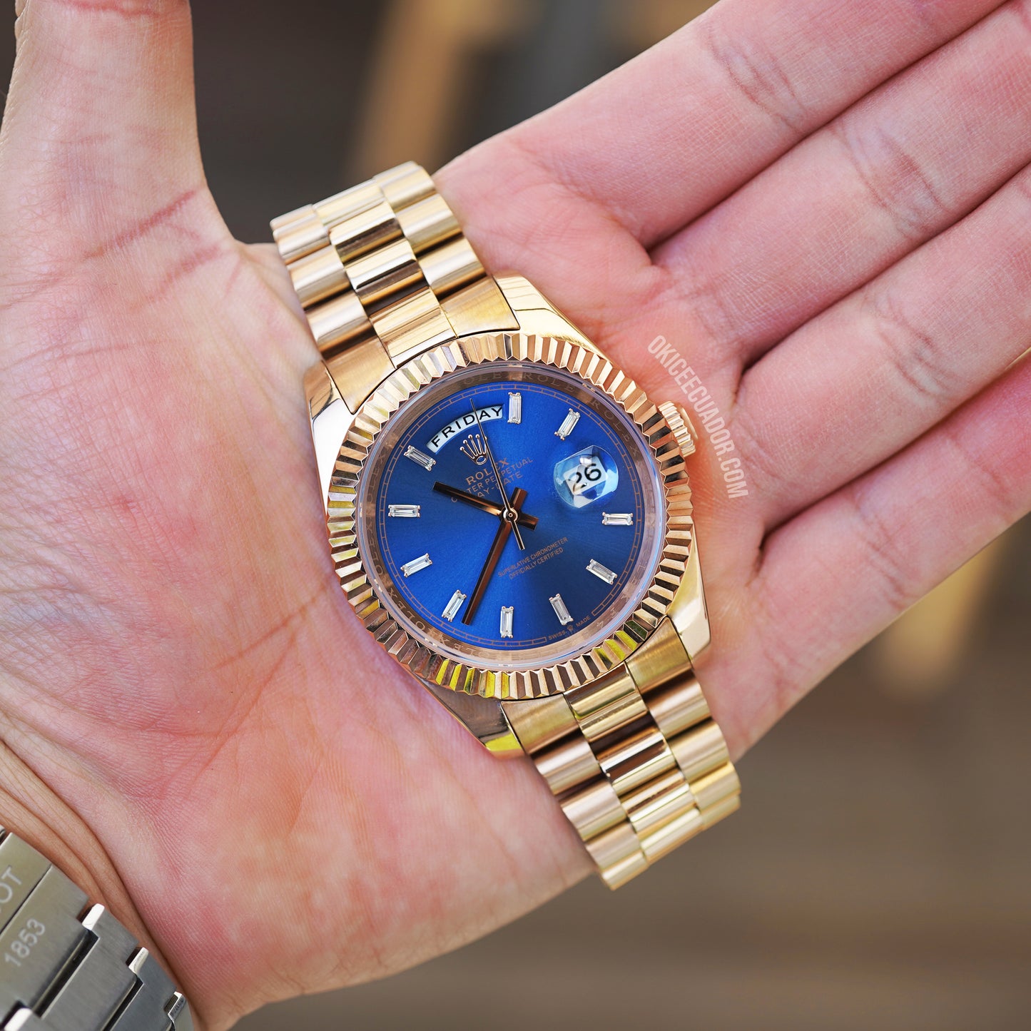 DAY-DATE EVEROSE BLUE 40MM