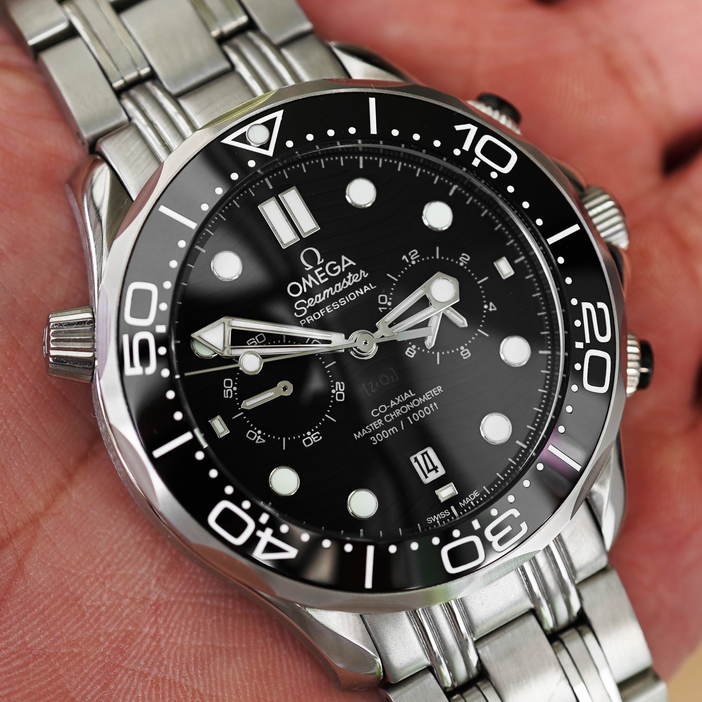 SEAMASTER CHRONOGRAPH BLACK DIAL