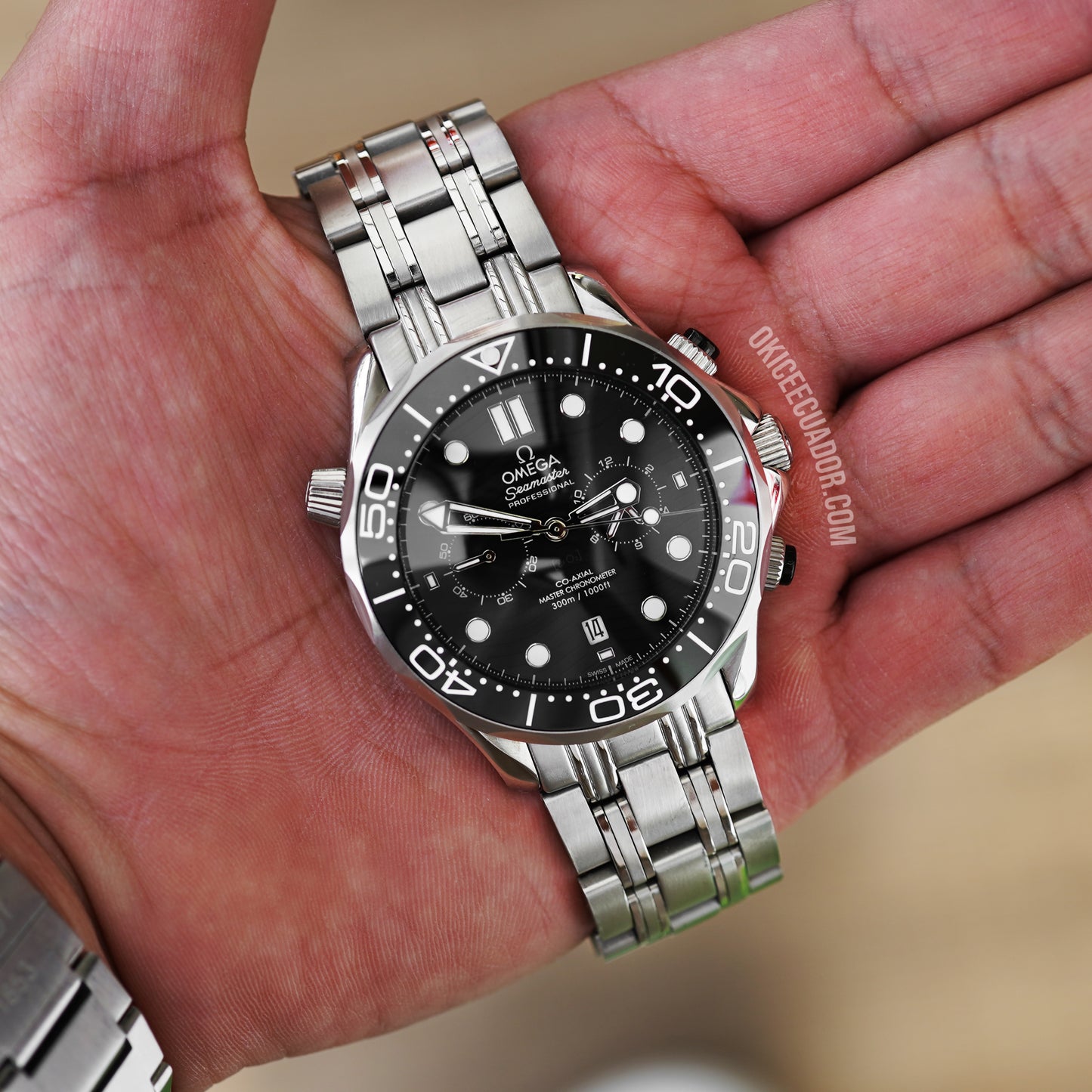 SEAMASTER CHRONOGRAPH BLACK DIAL