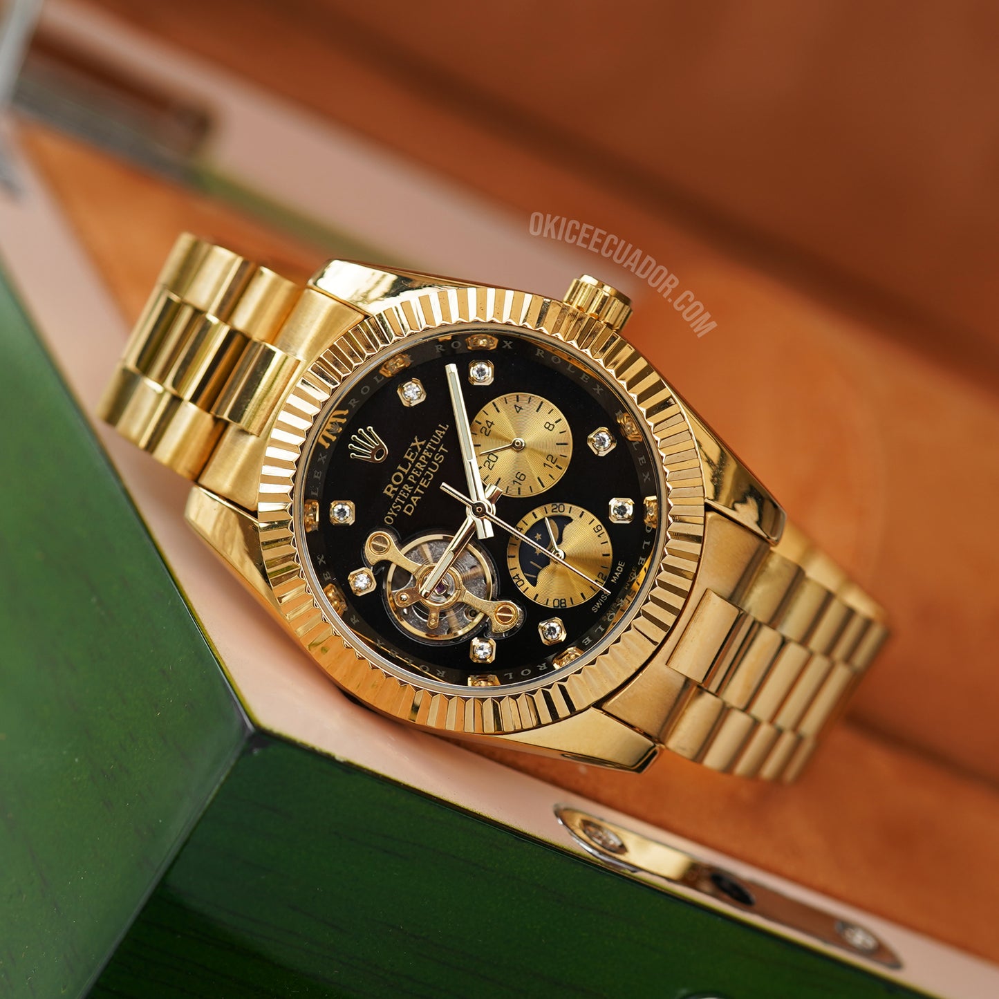 DATEJUST COMPLICATION GOLD STEEL AAA+