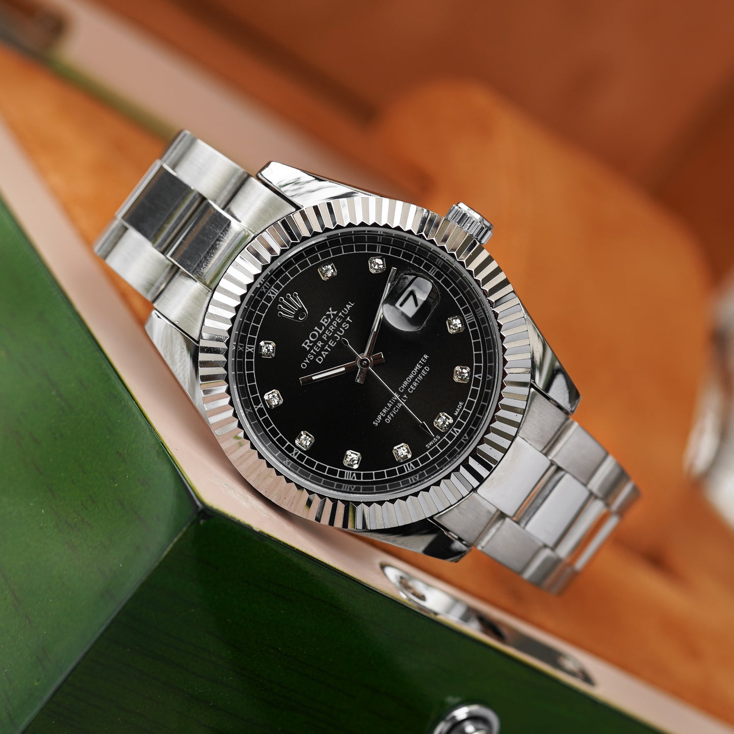 DATEJUST SILVER DIAMOND AAA+