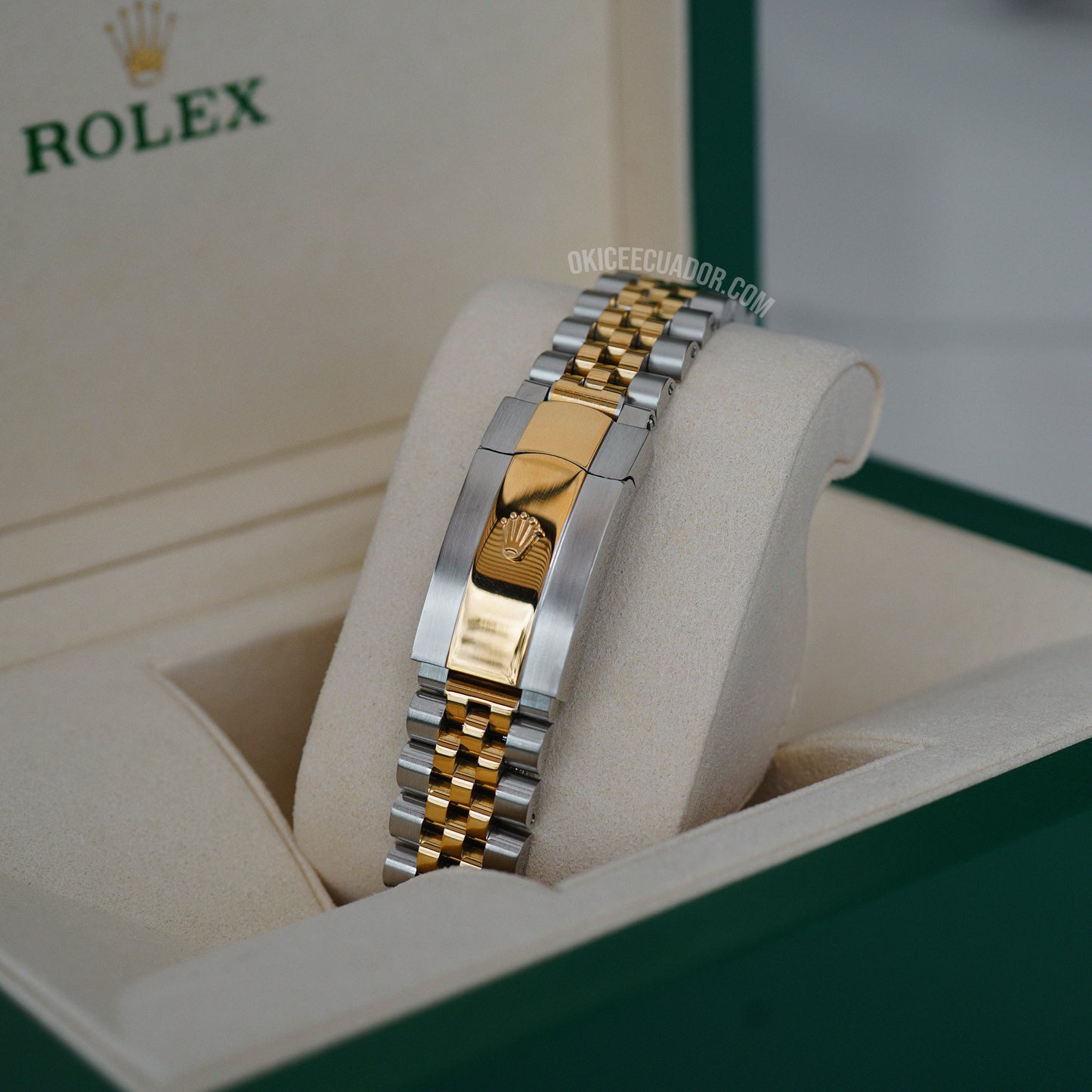 ROLEX OYSTER DATEJUST DUAL TONE DIAMOND INDICATOR 40mm