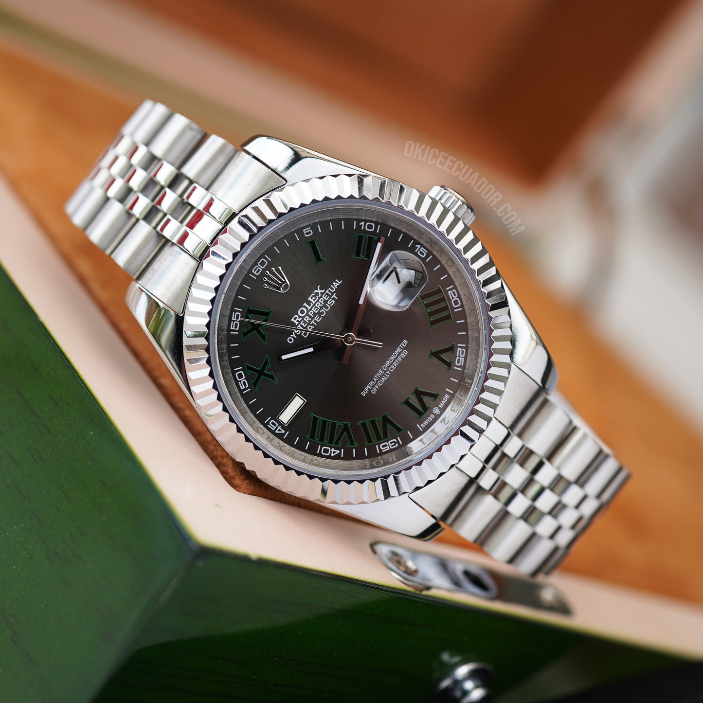 DATEJUST WIMBELDON SILVER