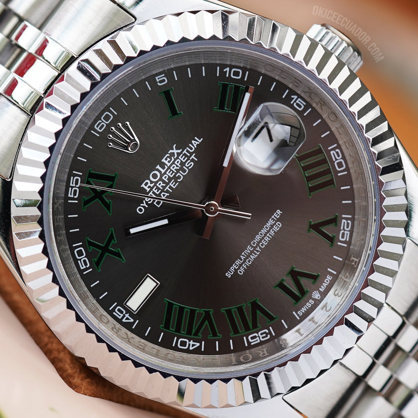 DATEJUST WIMBELDON SILVER