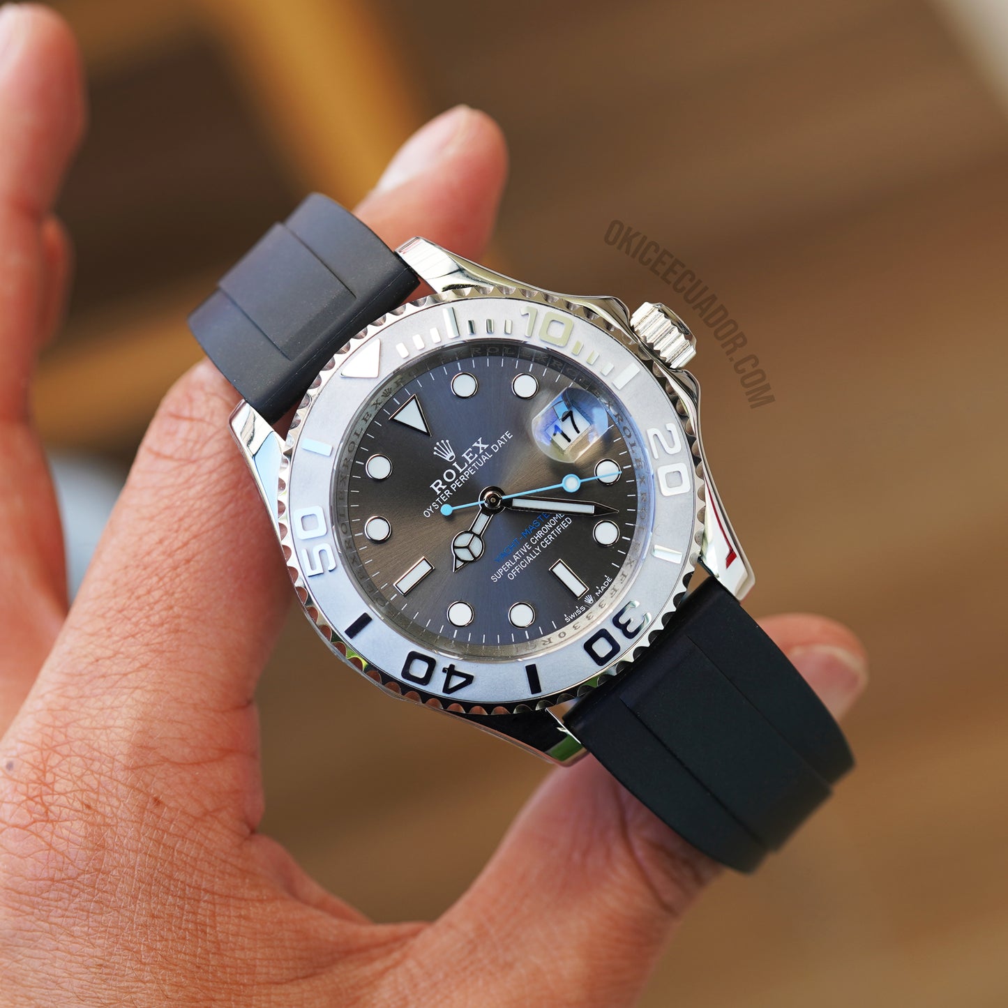 YACHT MASTER RHODIUM DIAL