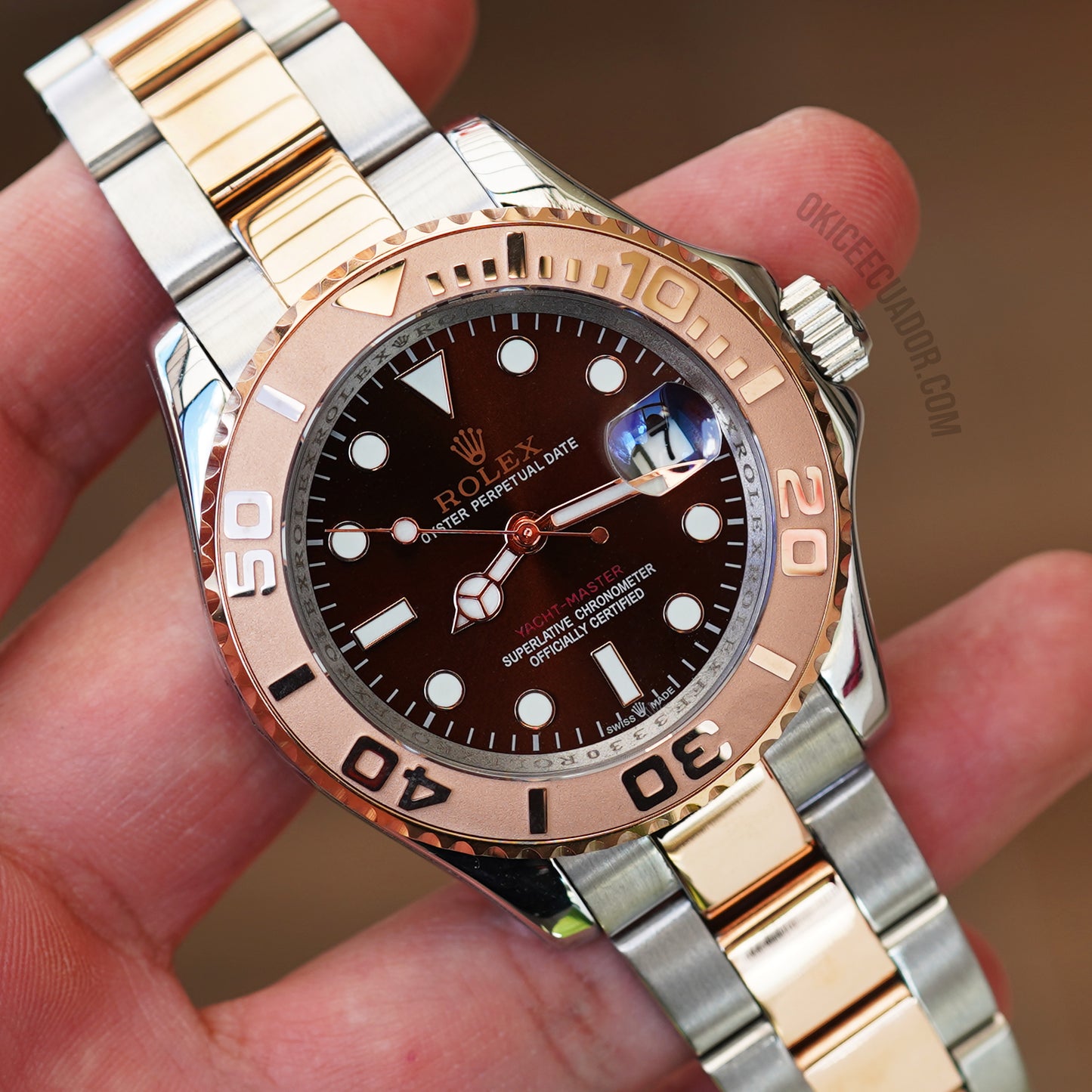 YACHT-MASTER ROSE TWO-TONE
