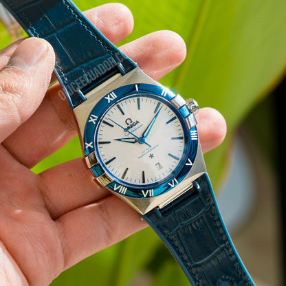 OMEGA CONSTELLATION ￼GLOBEMASTER BLUE
