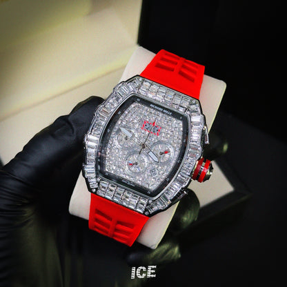 RICHARD MILLE FULL ICE RED