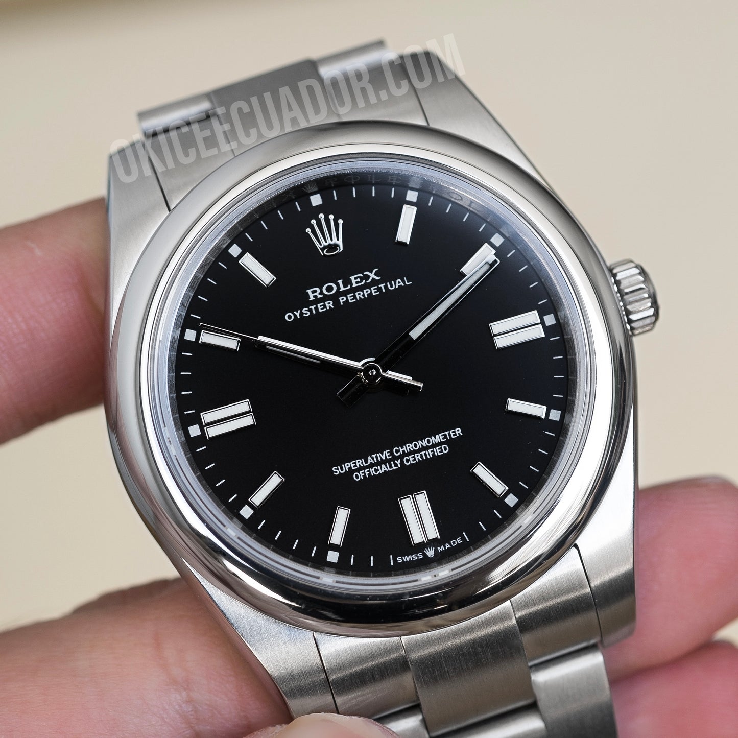 ROLEX OYSTER PERPETUAL BLACK
