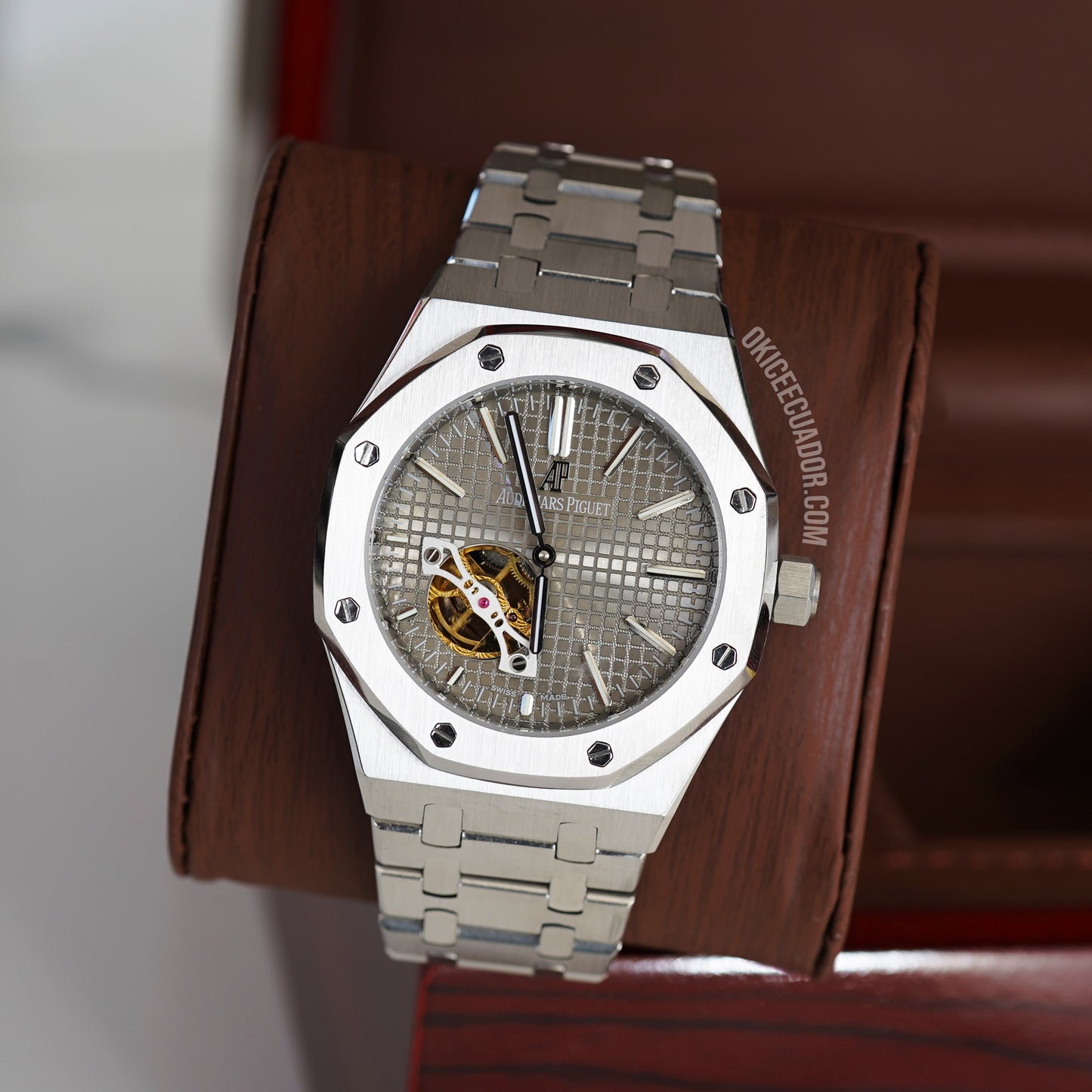 AUDEMARS PIGUET ROYAL OAK OPEN HEARTH GRAY