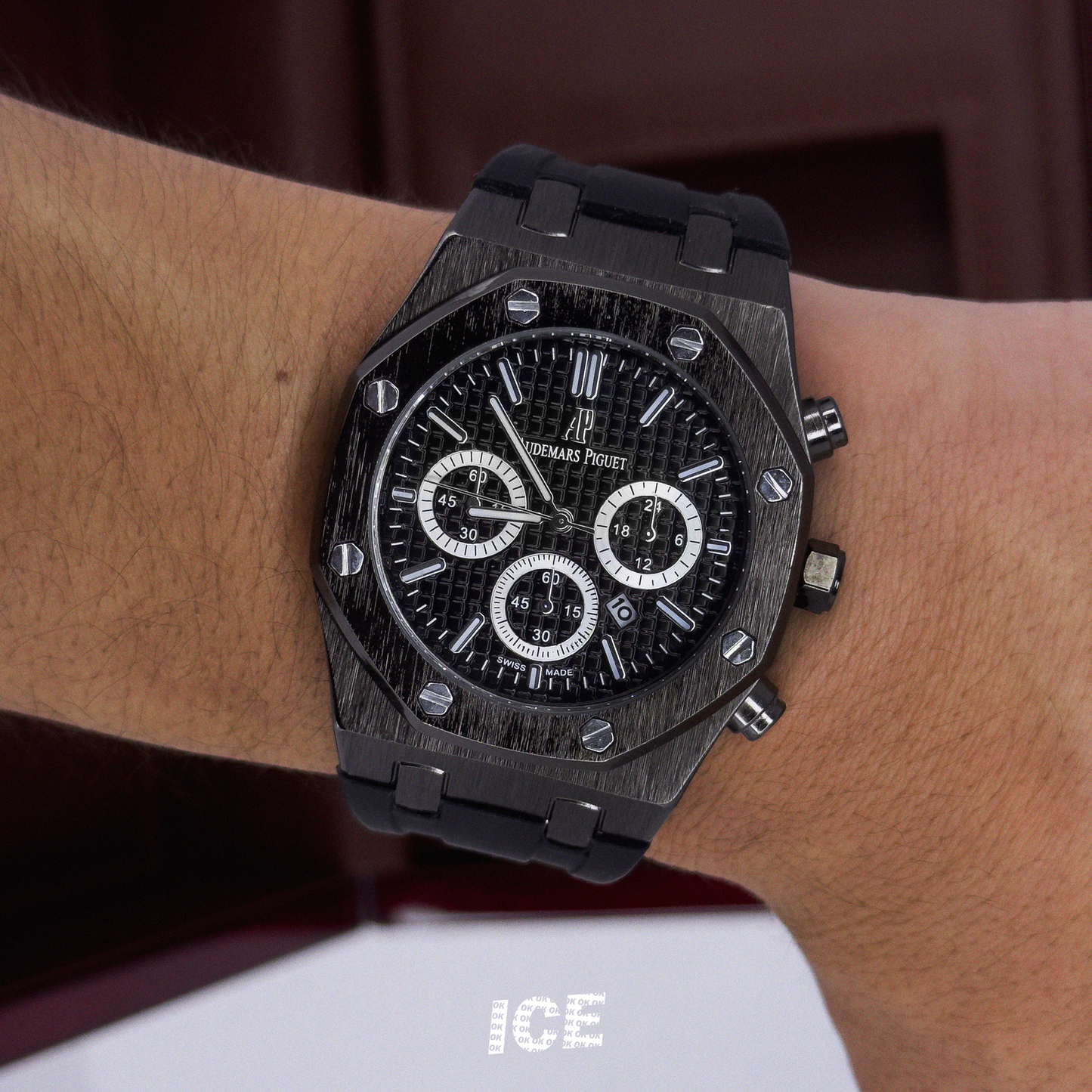 AUDEMARS PIGUET SILICONE ALL BLACK