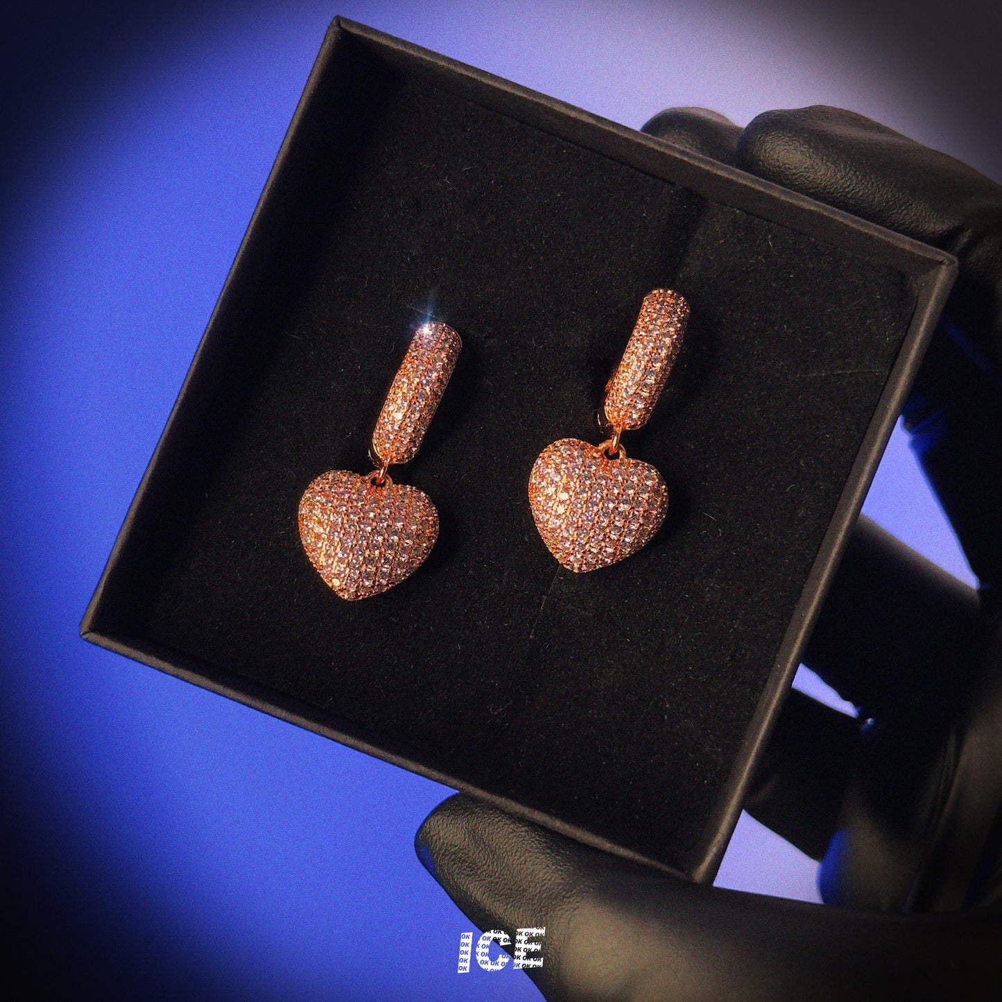 PENDIENTES CORAZON 3D