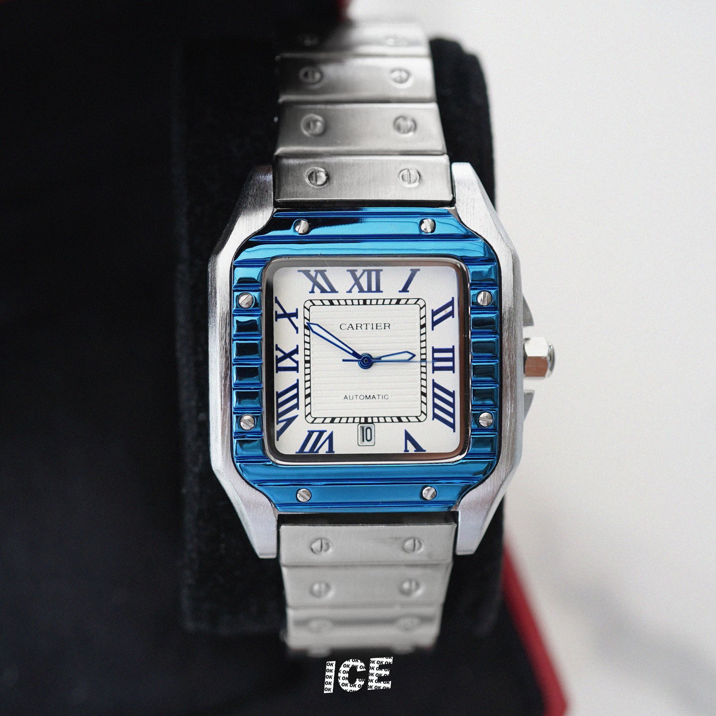 CARTIER BLUE ALUMINUM