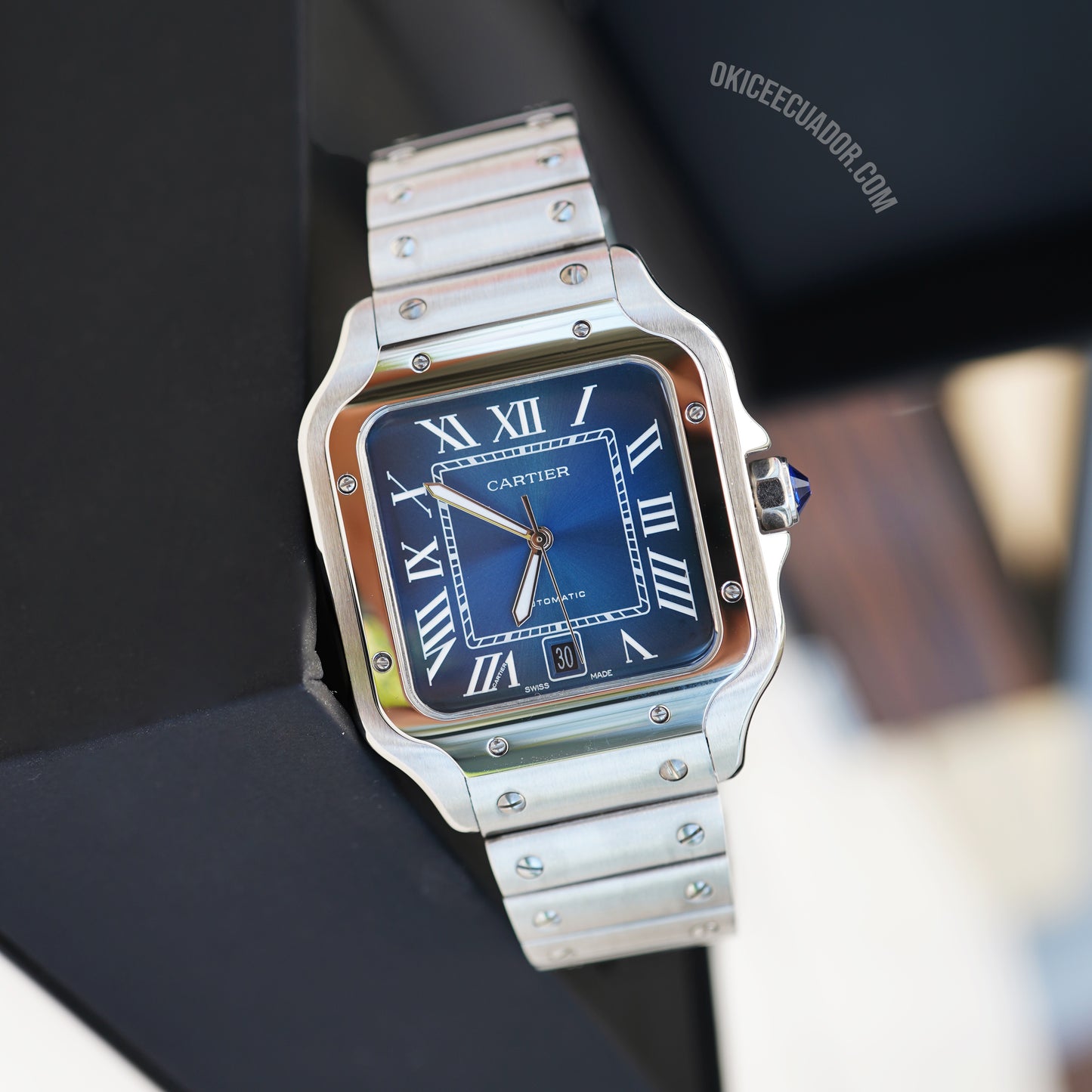 CARTIER SANTOS BLUE