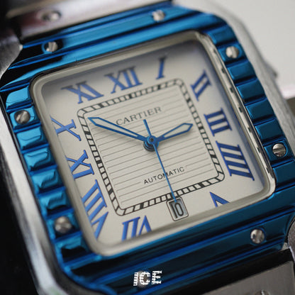 CARTIER BLUE ALUMINUM