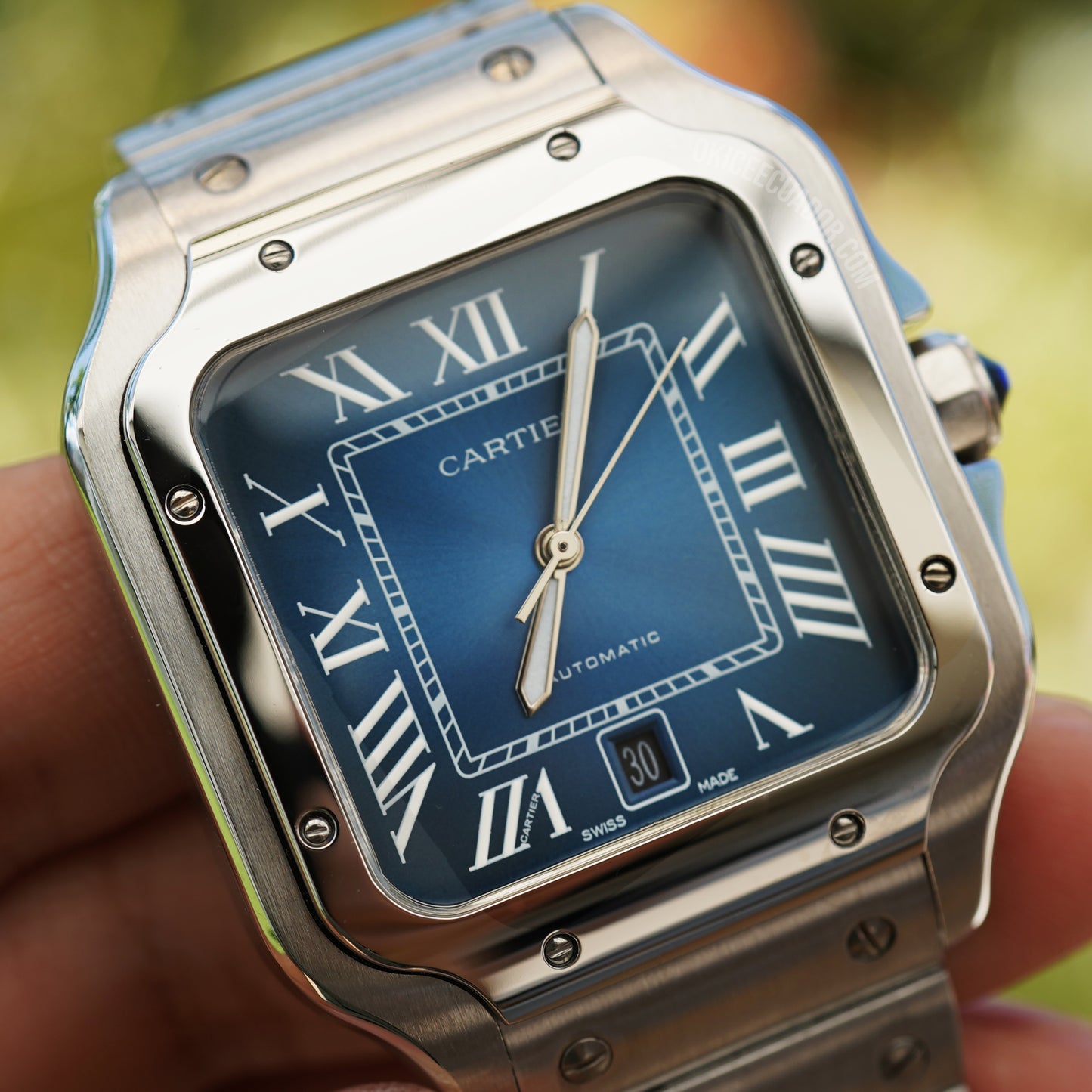 CARTIER SANTOS BLUE