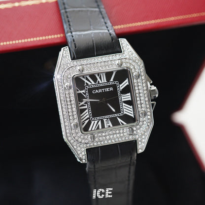 CARTIER SANTOS ICE LEATHER