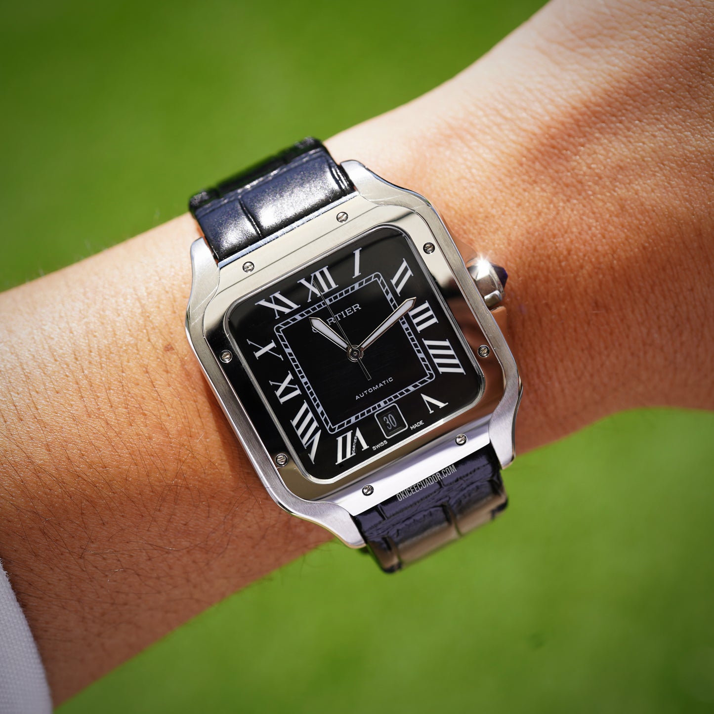 CARTIER SANTOS LEATHER STRAP