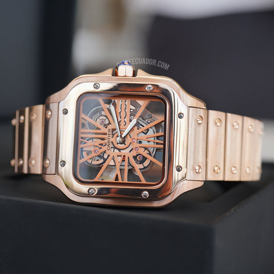 CARTIER SKELETON ULTRA 1:1 ROSE GOLD