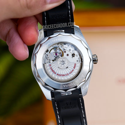 OMEGA AQUATERRA WORLDTIMER TEAK STRAP