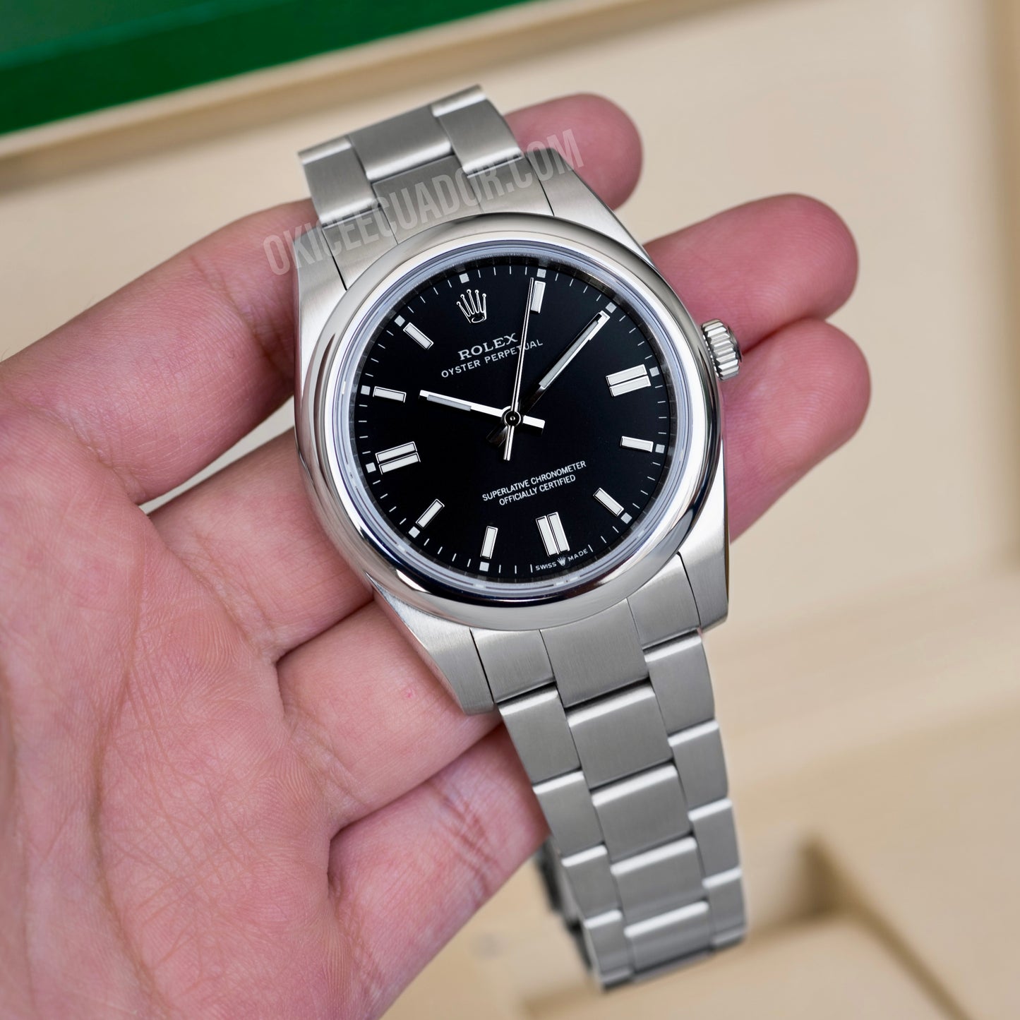 ROLEX OYSTER PERPETUAL BLACK