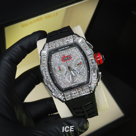 RICHARD MILLE FULL ICE WHITE