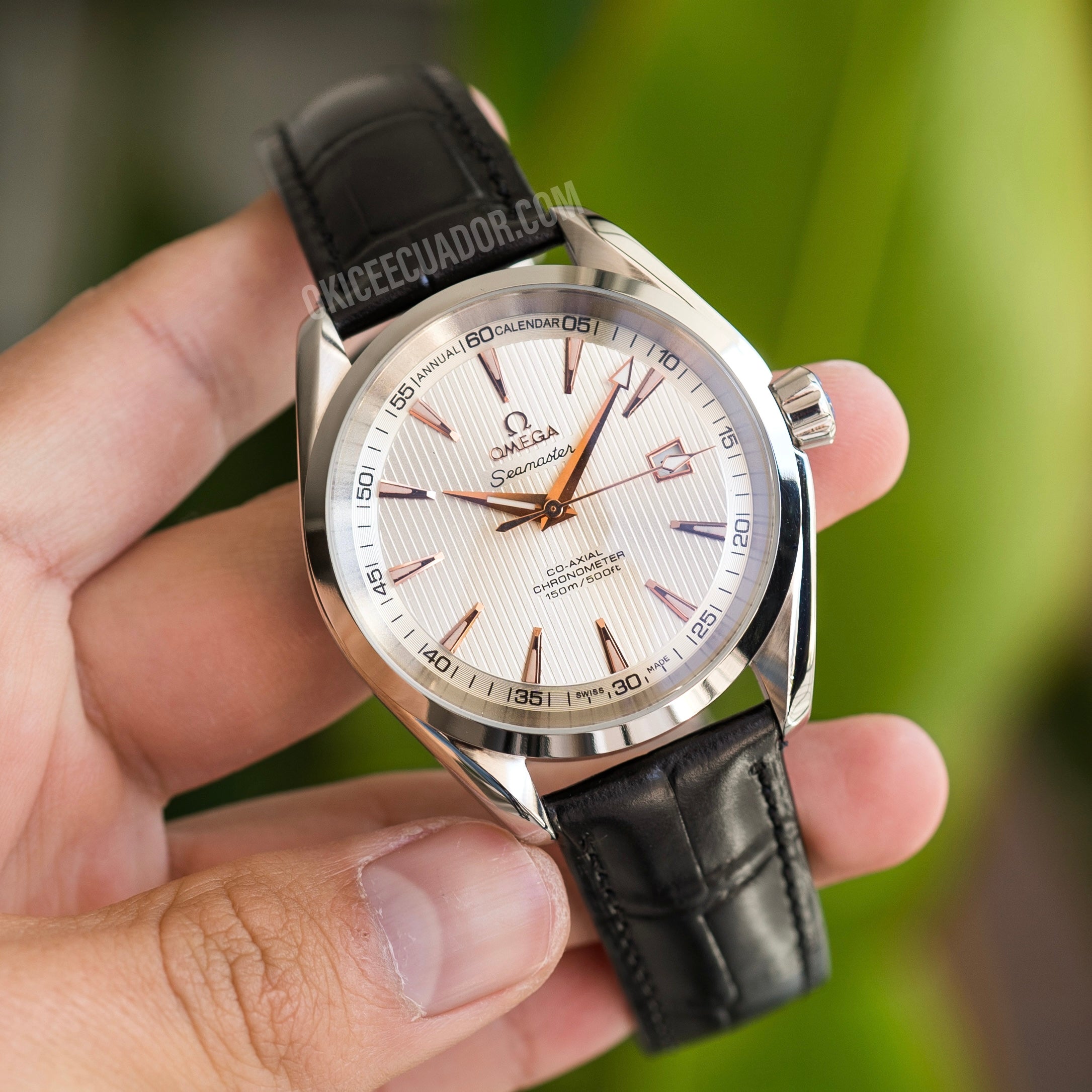 OMEGA AQUATERRA ROSE INDICATORS – OK ICE