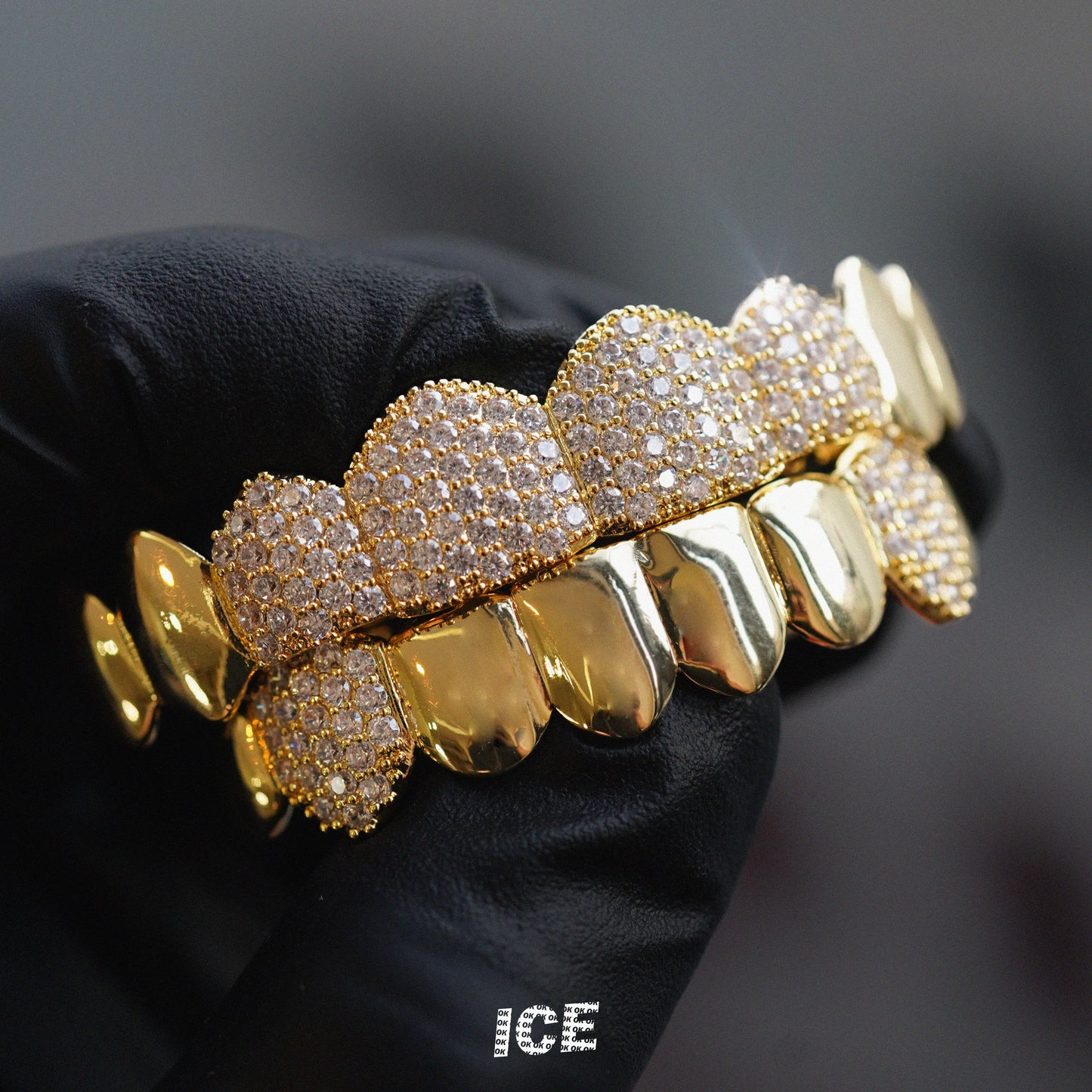 GRILLZ SOLID ICE GOLD