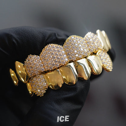 GRILLZ SOLID ICE GOLD