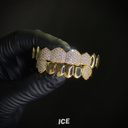 GRILLZ SOLID ICE GOLD