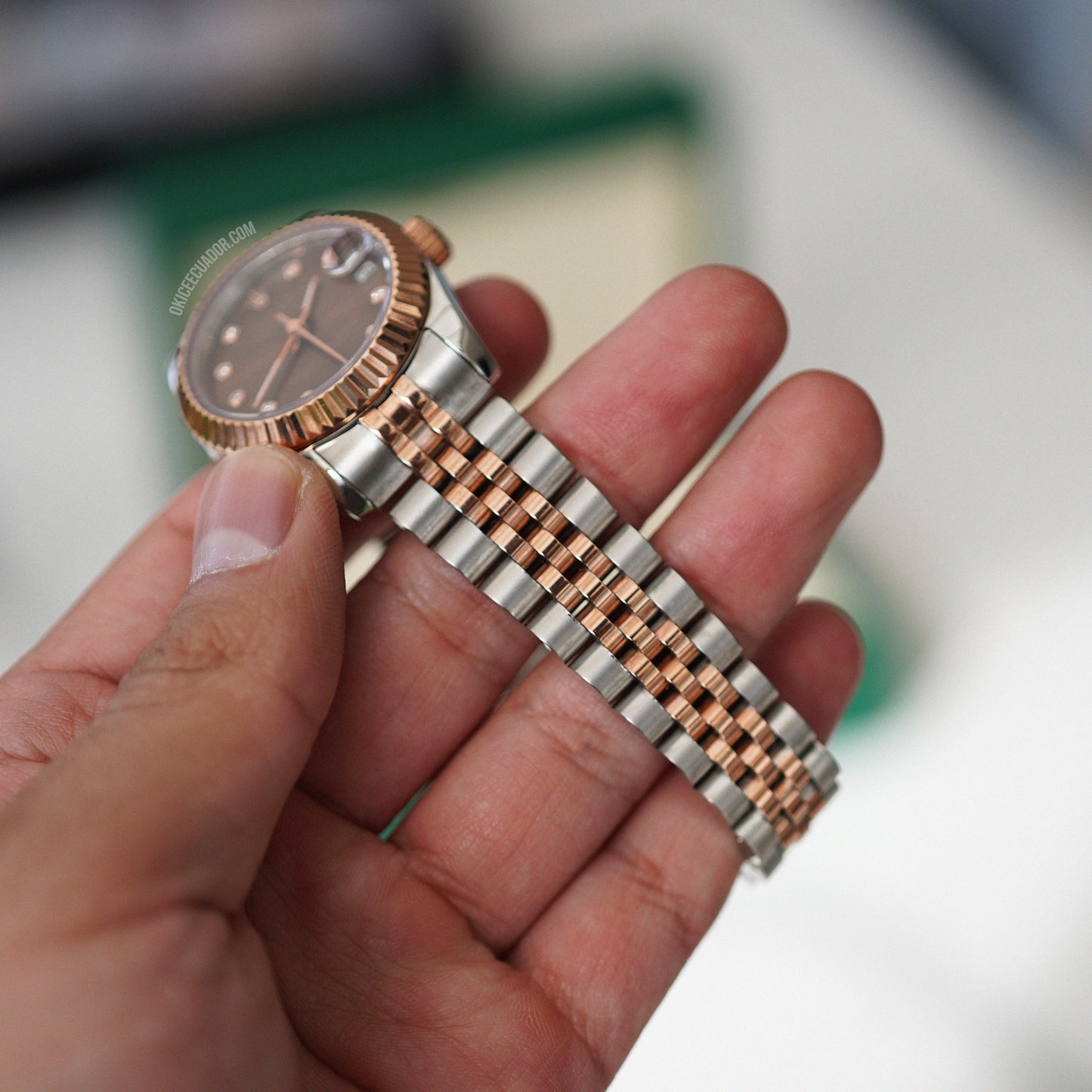 DATEJUST 28MM LADY ROSE CHOCOLATE