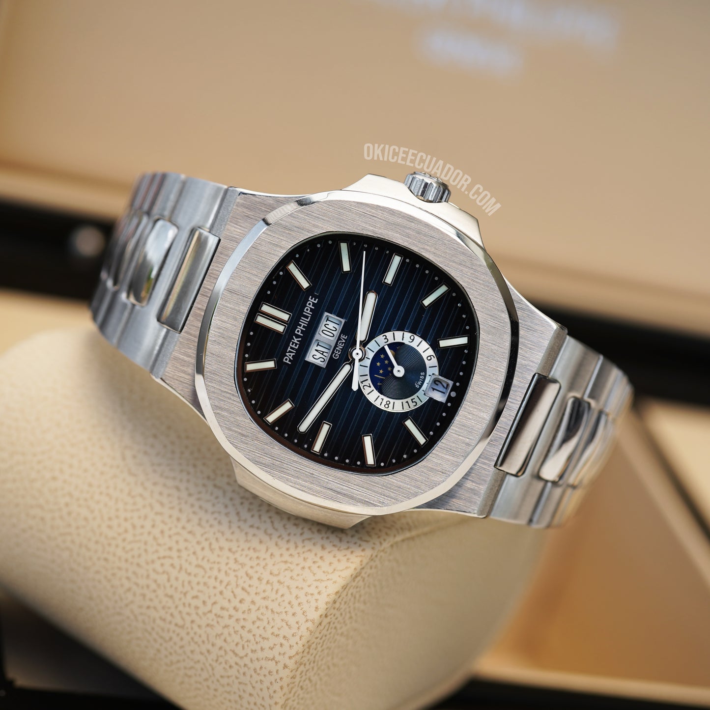 PATEK NAUTILUS BLUE COMPLICATION