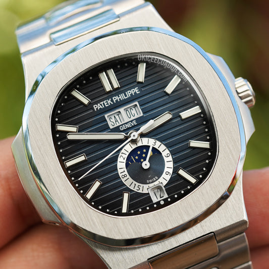 PATEK NAUTILUS BLUE COMPLICATION