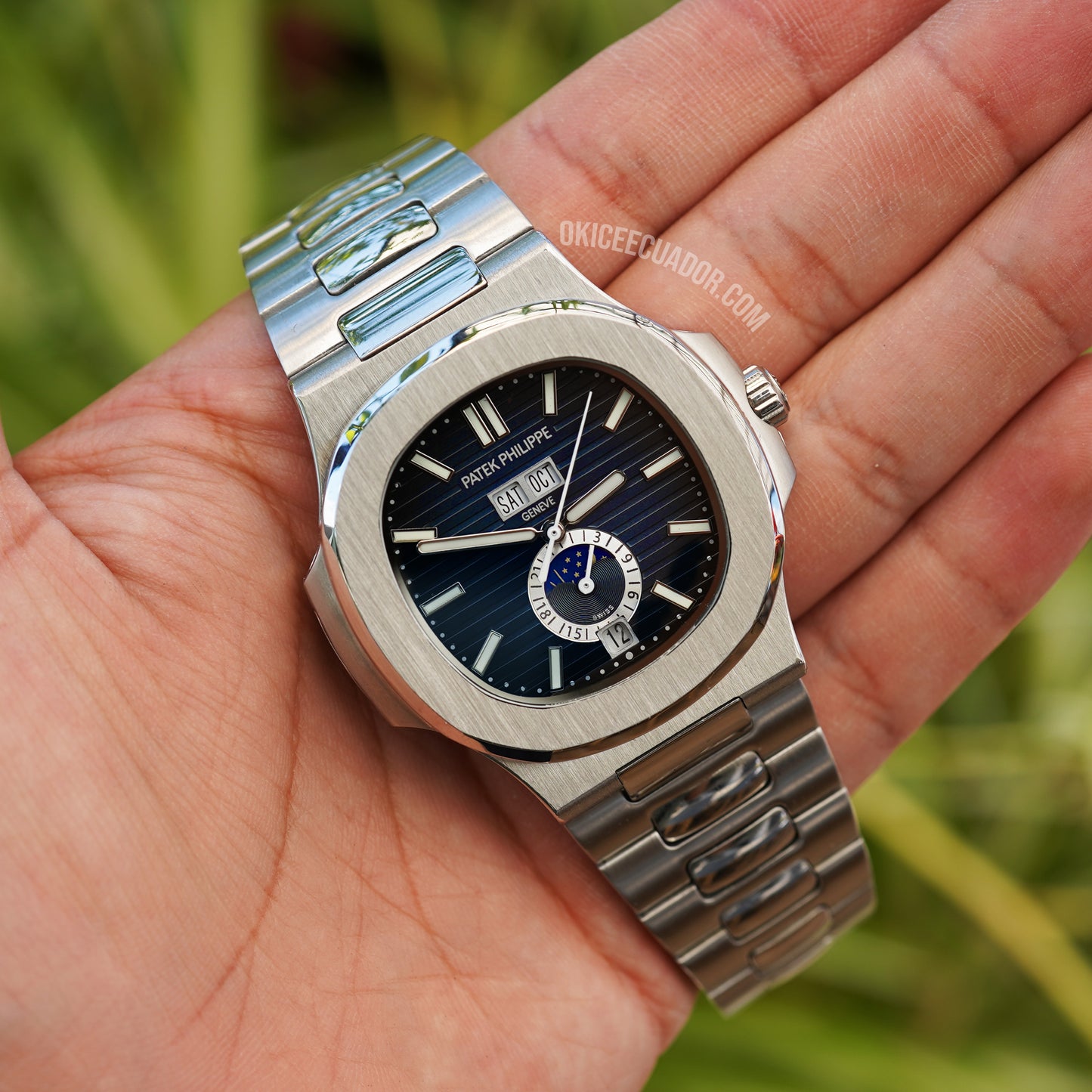 PATEK NAUTILUS BLUE COMPLICATION