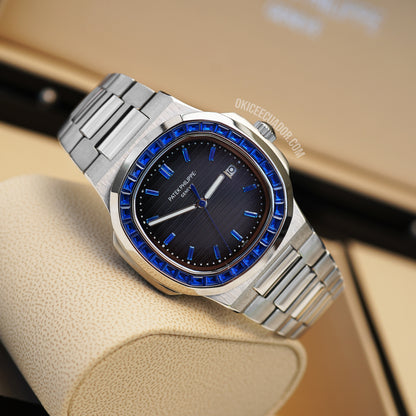 PATEK BLUE BAGUETTE