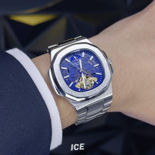 PATEK PHILIPPE BLUE FACE SKELETON