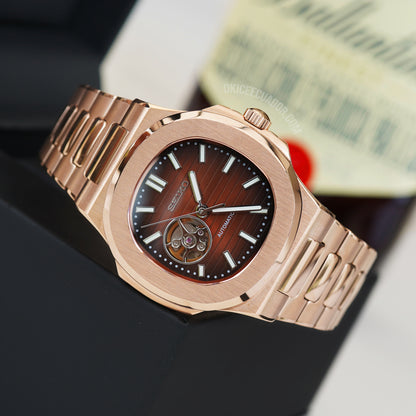 SM-14 ROSE CHOCOLATE NAUTILUS