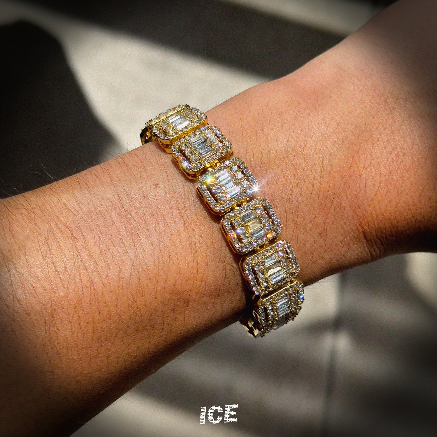 PULSERA BAGUETTE ICE