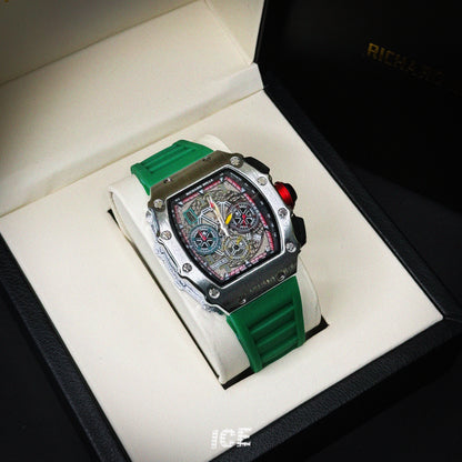 RICHARD MILLE SILVER GREEN