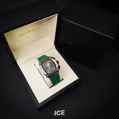 RICHARD MILLE SILVER GREEN