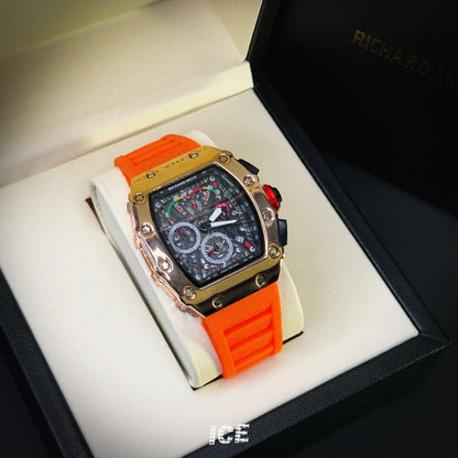 RICHARD MILLE CROMADO NARANJA ROSE