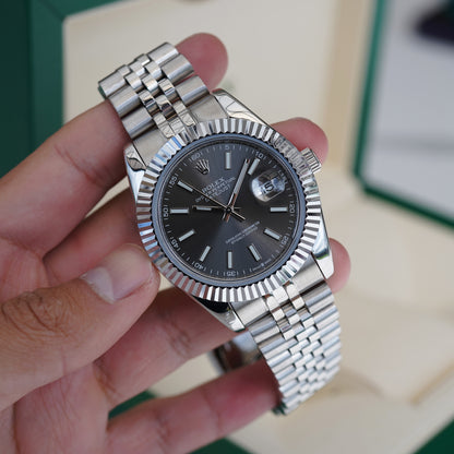 ROLEX OYSTER PERPETUAL DATEJUST GRAY