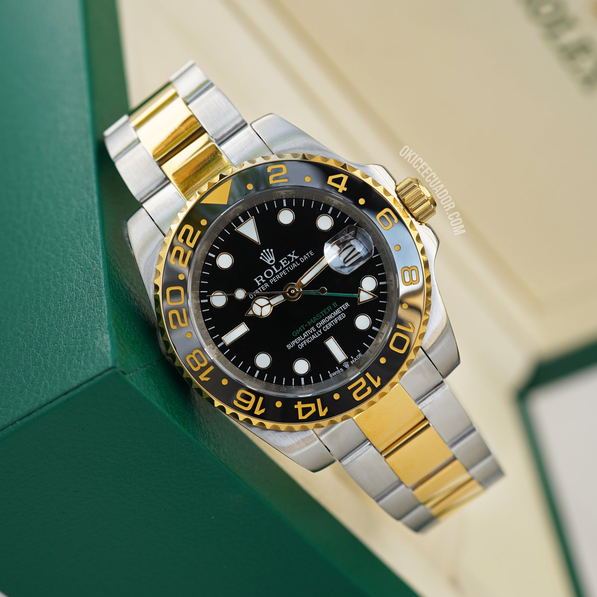 GMT MASTER II GOLD STEEL