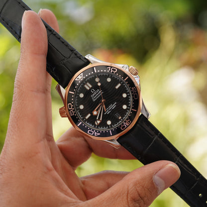 OMEGA SEAMASTER BLACK ROSE