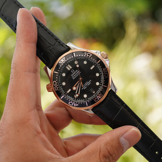 OMEGA SEAMASTER BLACK ROSE