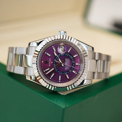 SKY-DWELLER PURPLE DIAL