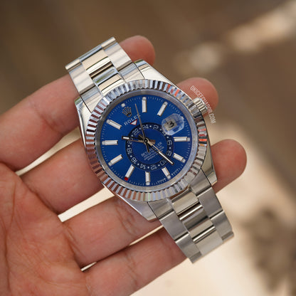 ROLEX SKYDWELLER BLUE